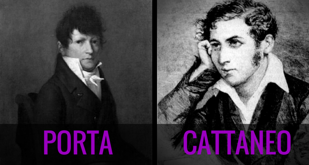 Accadde oggi - 15 giugno. Ricordiamo Carlo Cattaneo e Carlo Porta