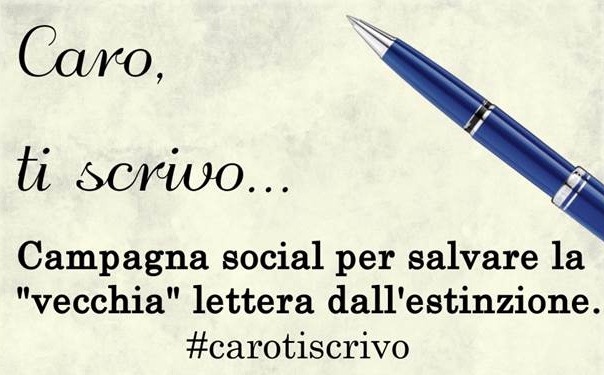 "Caro, ti scrivo", la campagna social per salvare la "vecchia" lettera dall'estinzione
