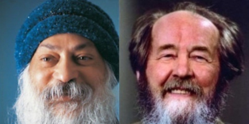 Accadde oggi – 11 dicembre. Ricorrono gli anniversari di nascita di Osho Rajneesh e di Aleksandr Solgenitsin