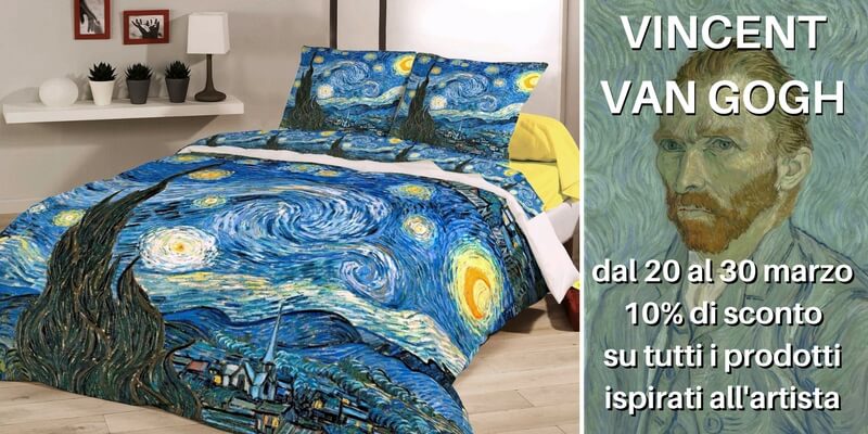 Van Gogh, in promozione i prodotti ispirati al maestro del colore