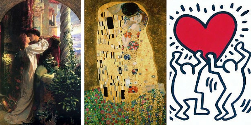 I 10 quadri damore più belli Quadri contemporanei famosi