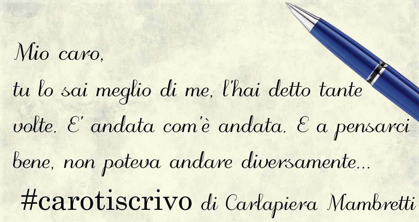 Lettera di Carlapiera Mambretti