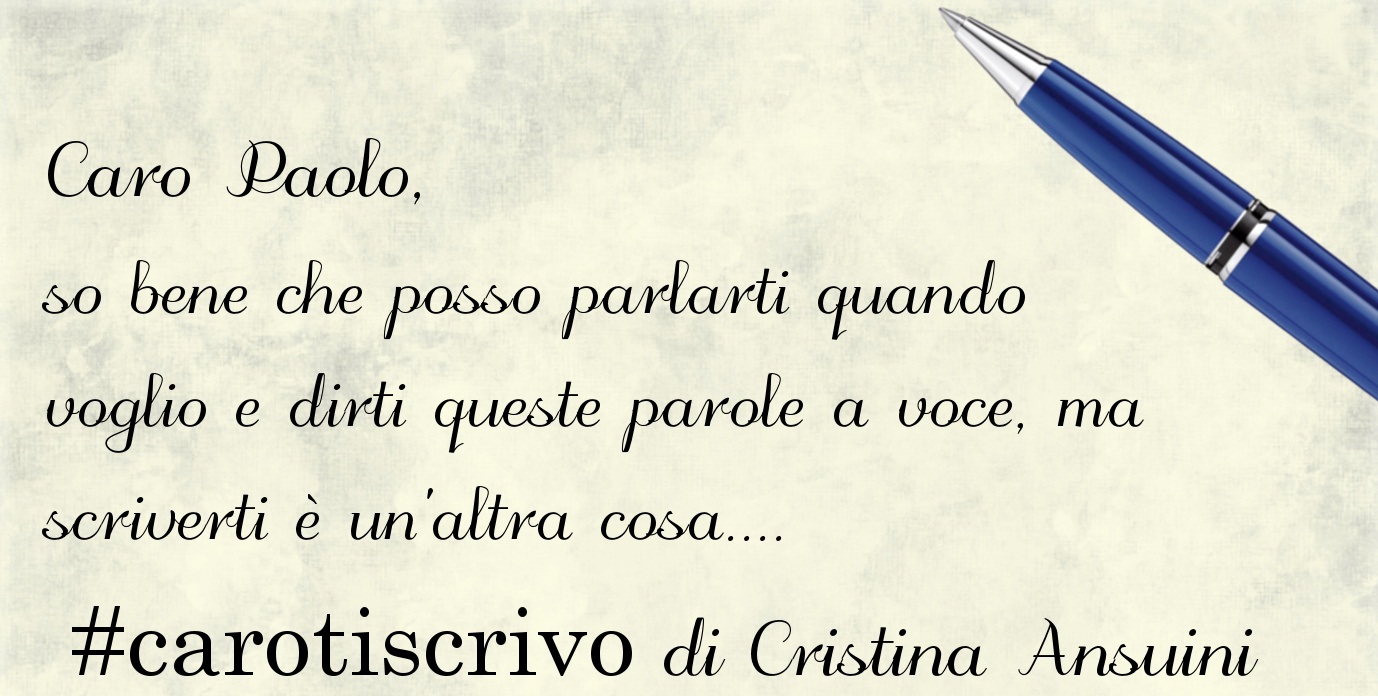 Lettera di Cristina Ansuini 1 Lettera di Cristina Ansuini