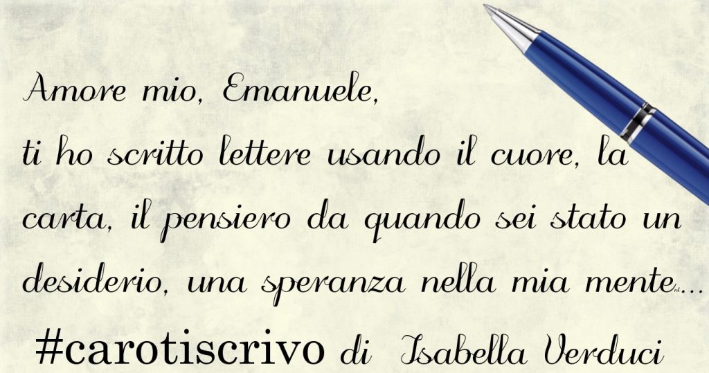 Lettera di Isabella Verduci al figlio