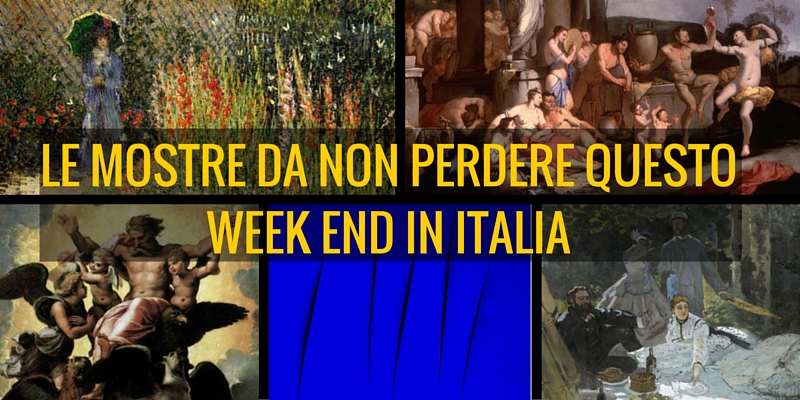 Le mostre d’arte da non perdere questo week end in Italia