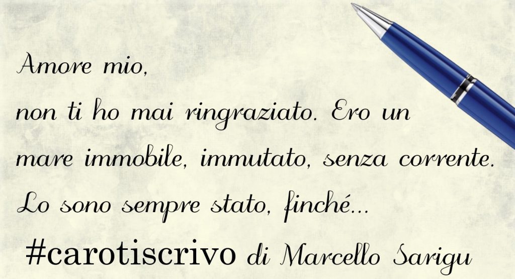 Lettera d'amore di Marcello Sarigu