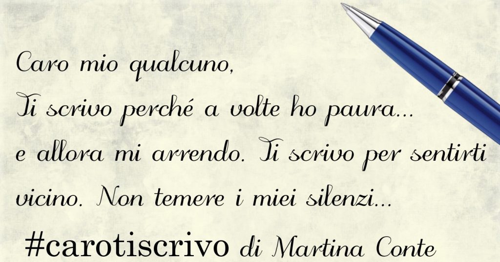 Lettera di Martina Conte