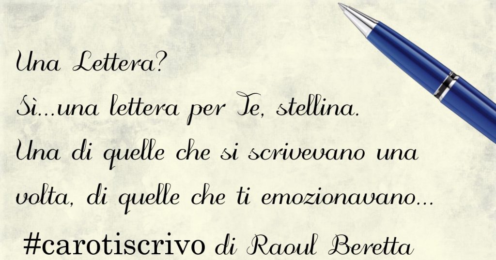 Lettera di Raoul Beretta