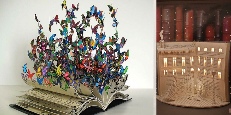25 incredibili sculture realizzate con i libri
