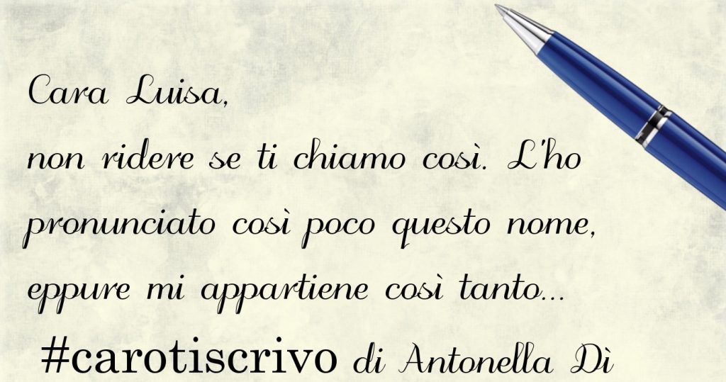 Lettera di Antonella Dì
