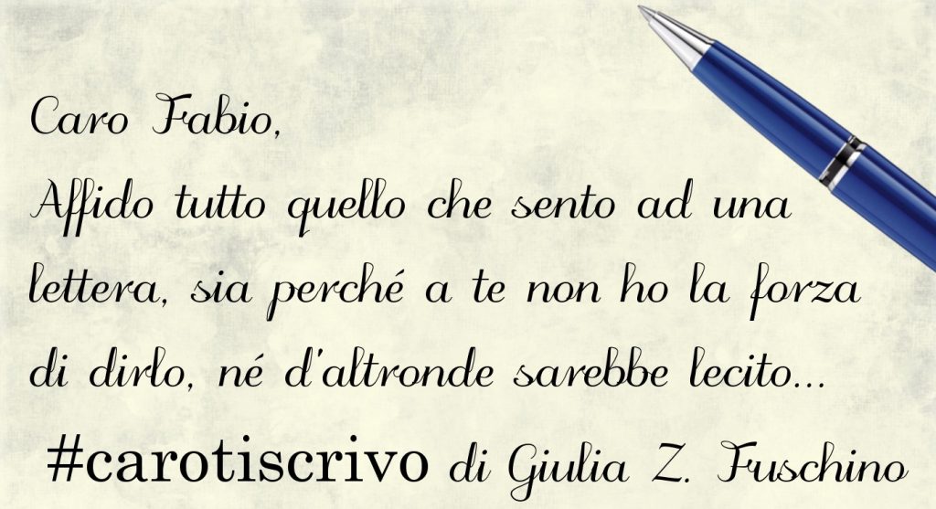 Lettera di Giulia Zinedine Fuschino
