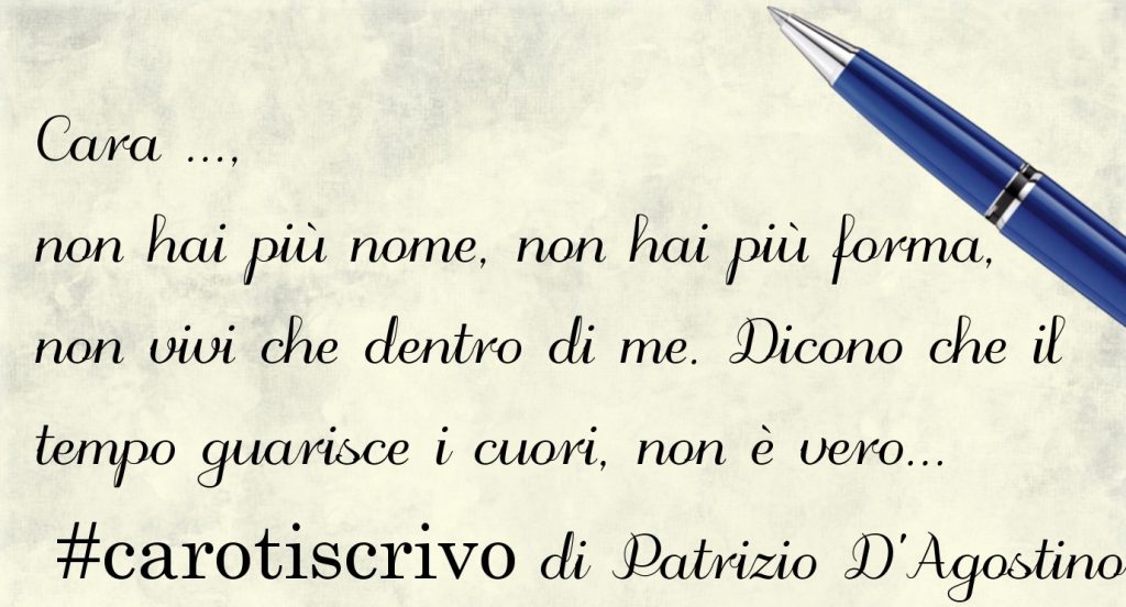 Lettera di Patrizio D'Agostino