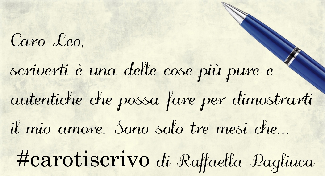 Lettera di Raffaella Pagliuca