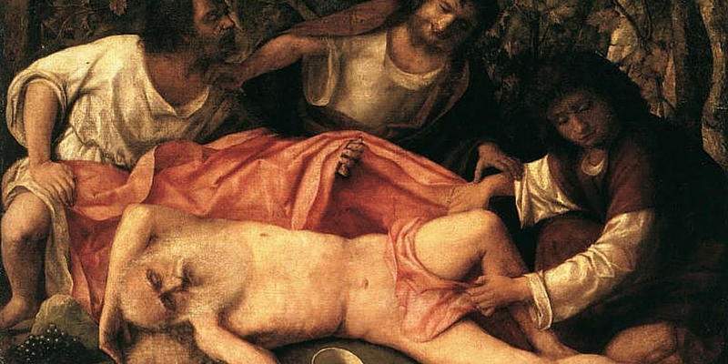 “L'ebbrezza di Noè” di Bellini in mostra a Venezia