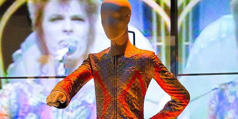 Installation Shot of "David Bowie is" | Courtesy the David Bowie Archive © Victoria and Albert Museum, London