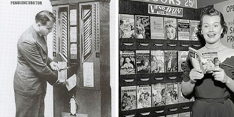 Penguincubator, distributore automatico di libri