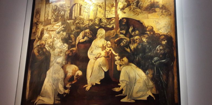 L'Adorazione dei Magi di Leonardo torna agli Uffizi dopo un lungo restauro