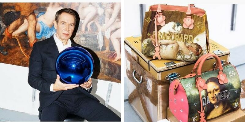 Louis Vuitton e Jeff Koons lanciano una linea di borse ispirata all'Arte