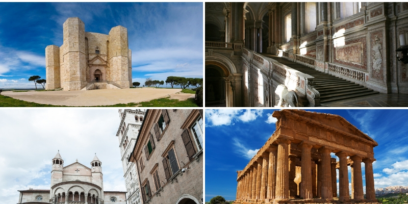 8 siti Unesco in Italia