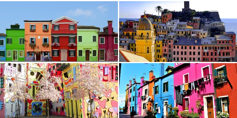 Le strade artistiche più colorate d'Europa
