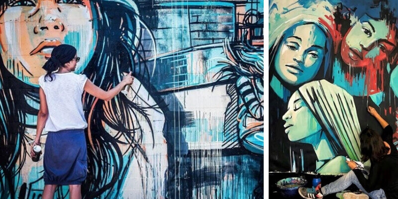 Alice Pasquini, la street artist romana spopola sui social