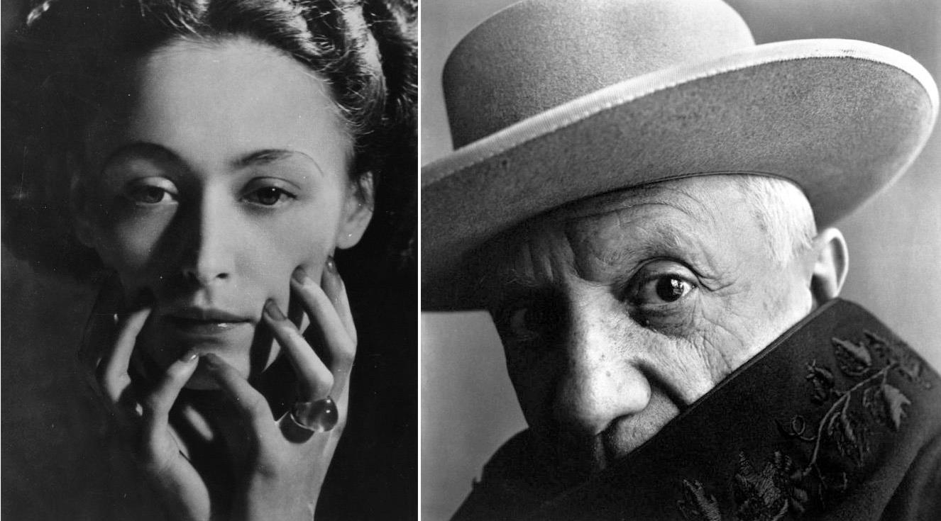 Pablo Picasso and Dora Maar by Irving Penn Cannes 1957