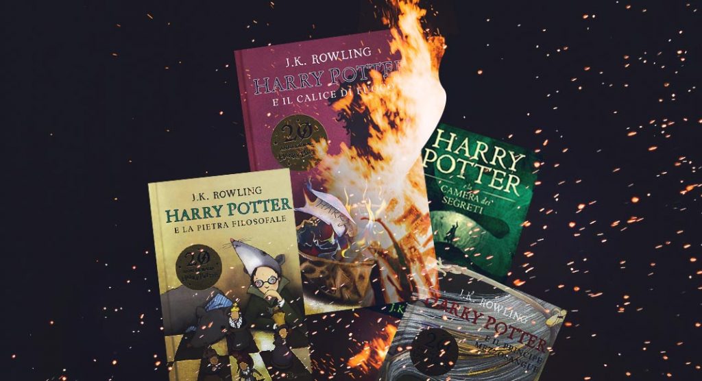 Libri di Harry Potter bruciati da un gruppo di preti in Polonia