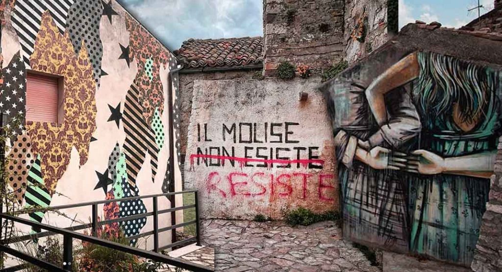 In Molise c'è un borgo che resiste allo spopolamento con la Street Art