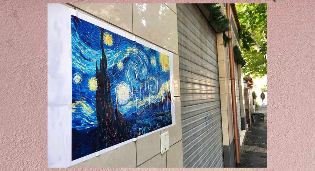 Van Gogh e Klimt contro le svastiche. A Fiumicino la cultura non si arrende