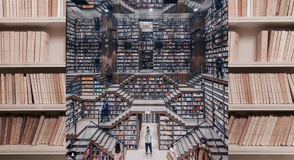 La libreria cinese in cui lo spazio sembra non avere limiti