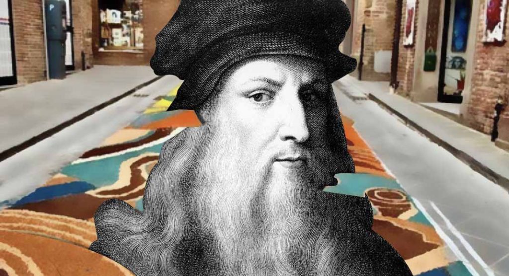 A Città della Pieve arriva l'infiorata in onore di Leonardo da Vinci