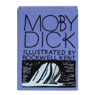 moby dick book clutch
