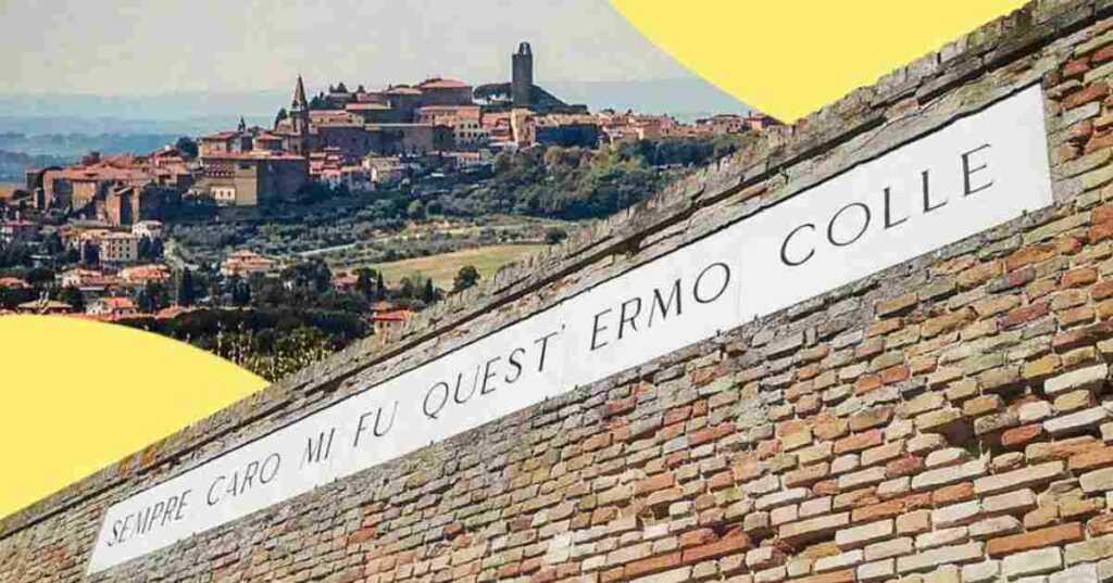 Cosa c'è in cima all'ermo colle di Giacomo Leopardi