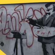 "Il pittore di graffiti", il murale di Banksy a Notting Hill 3 Il pittore di graffiti, il murale di Banksy a Notting Hill