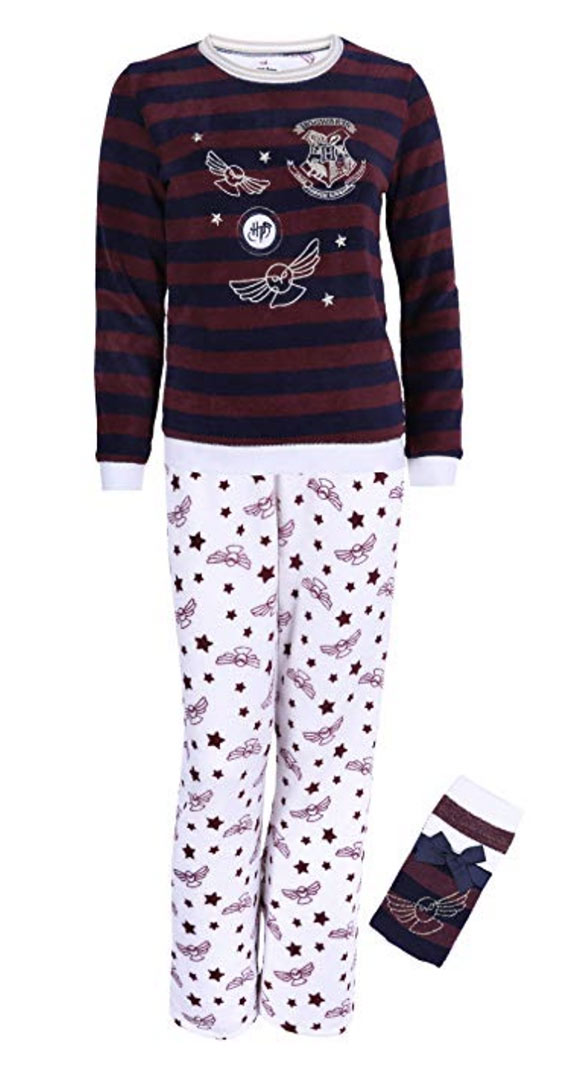 Pigiama Uomo Harry Potter Adulto Pigiama Harry Potter Uomo E Donna - Set Famiglia Hogwarts | 100% Cotone, Lavabile | Regalo Per Appassionati Abbigliamento Tema - 10