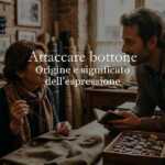 Attaccare bottone, l'origine del modo di dire più chiacchierato