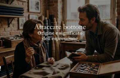 Attaccare bottone, l'origine del modo di dire più chiacchierato