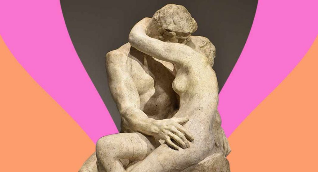 "Il Bacio" di Rodin, la passione dell'amore scolpita nella pietra