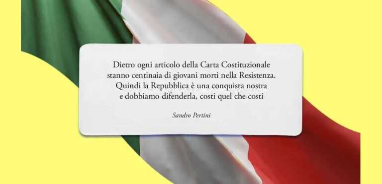 Il valore della Repubblica secondo Sandro Pertini
