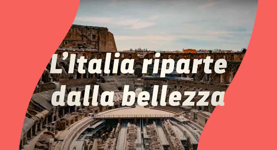 "L'Italia riparte dalla bellezza", il video che celebra il patrimonio artistico italiano
