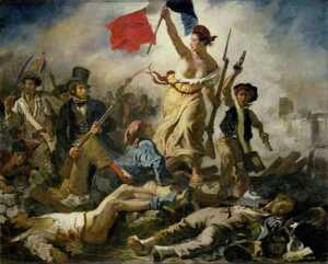 La Libertà che guida il popolo di Eugène Delacroix