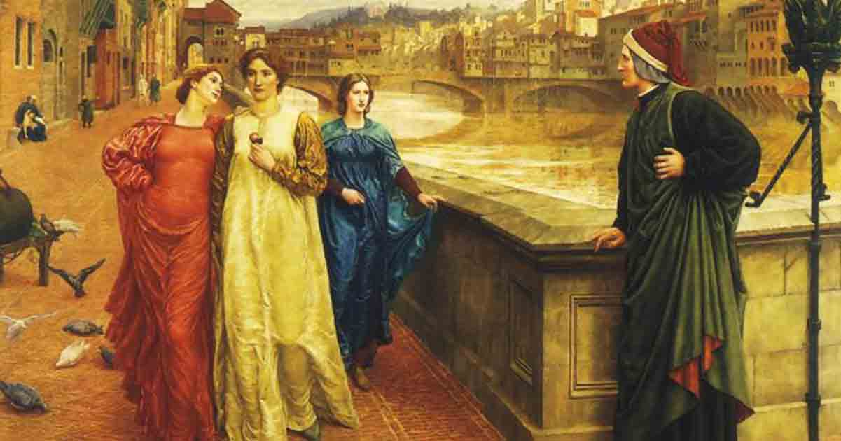 Ne li occhi porta la mia donna amore la poesia di Dante per Beatrice