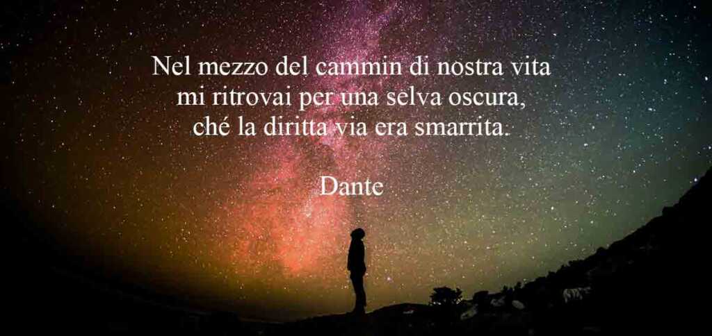 Dante, Nel mezzo del cammin di nostra vita