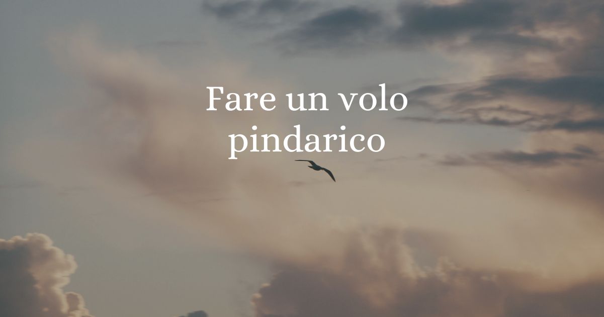 Fare un volo pindarico, l'origine del modo di dire che tutti usiamo