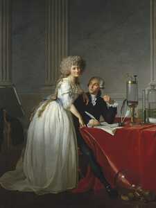 Antoine-Laurent Lavoisier e sua moglie
