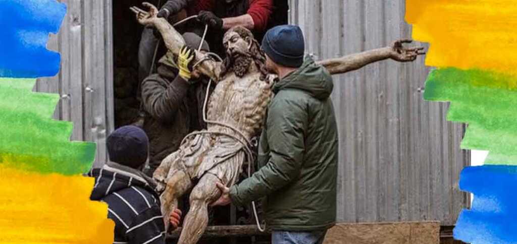 Ucraina, il Cristo Salvatore di Leopoli portato in un bunker