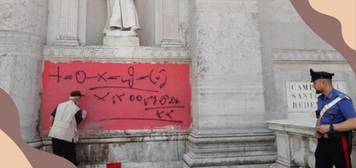 Venezia, atto vandalico sulla facciata della Basilica del Redentore