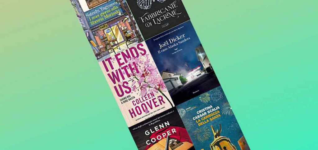 I 10 libri più venduti della settimana, Joël Dicker e Colleen Hoover primi