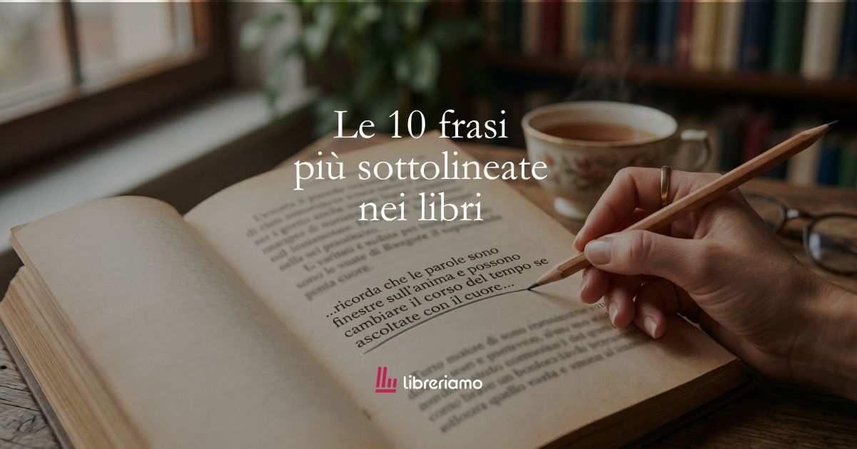 Le 10 frasi romantiche e motivazionali più sottolineate nei libri 1 Le 10 frasi romantiche e motivazionali più sottolineate nei libri