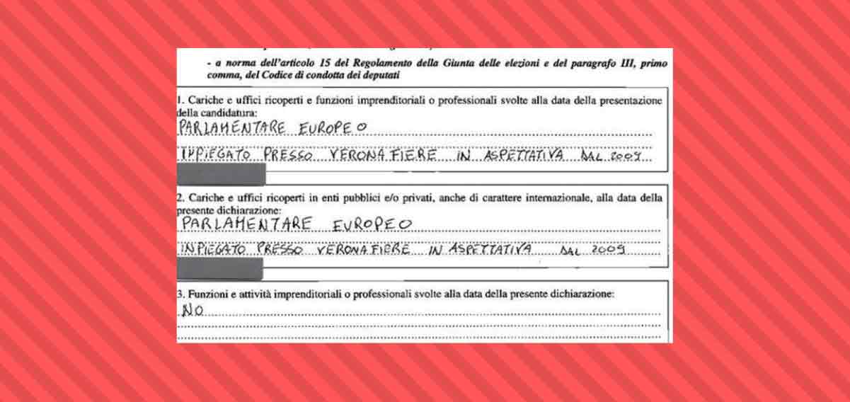 Scrive "inpiegato", l'errore del Presidente della Camera Lorenzo Fontana